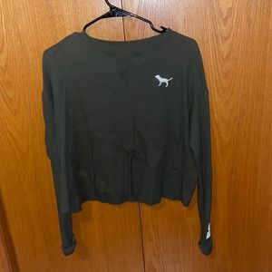 Pink Waffle Knot Top